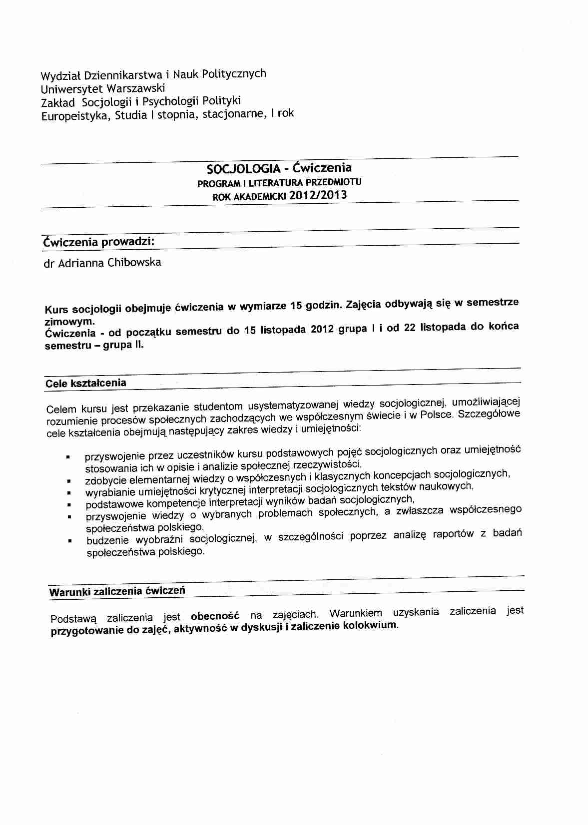Socjologia-sylabus - strona 1