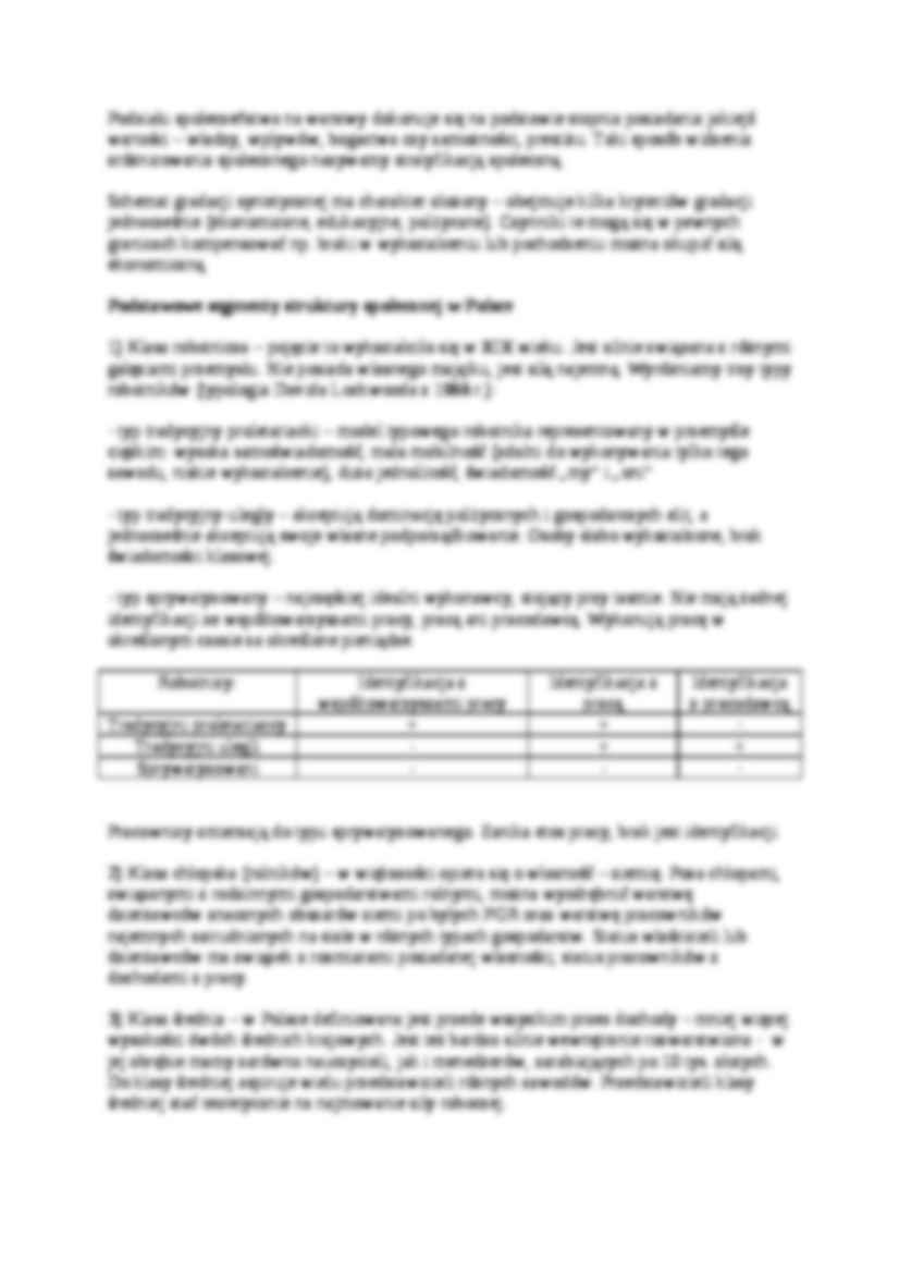 Struktura społeczna-opracowanie - strona 3