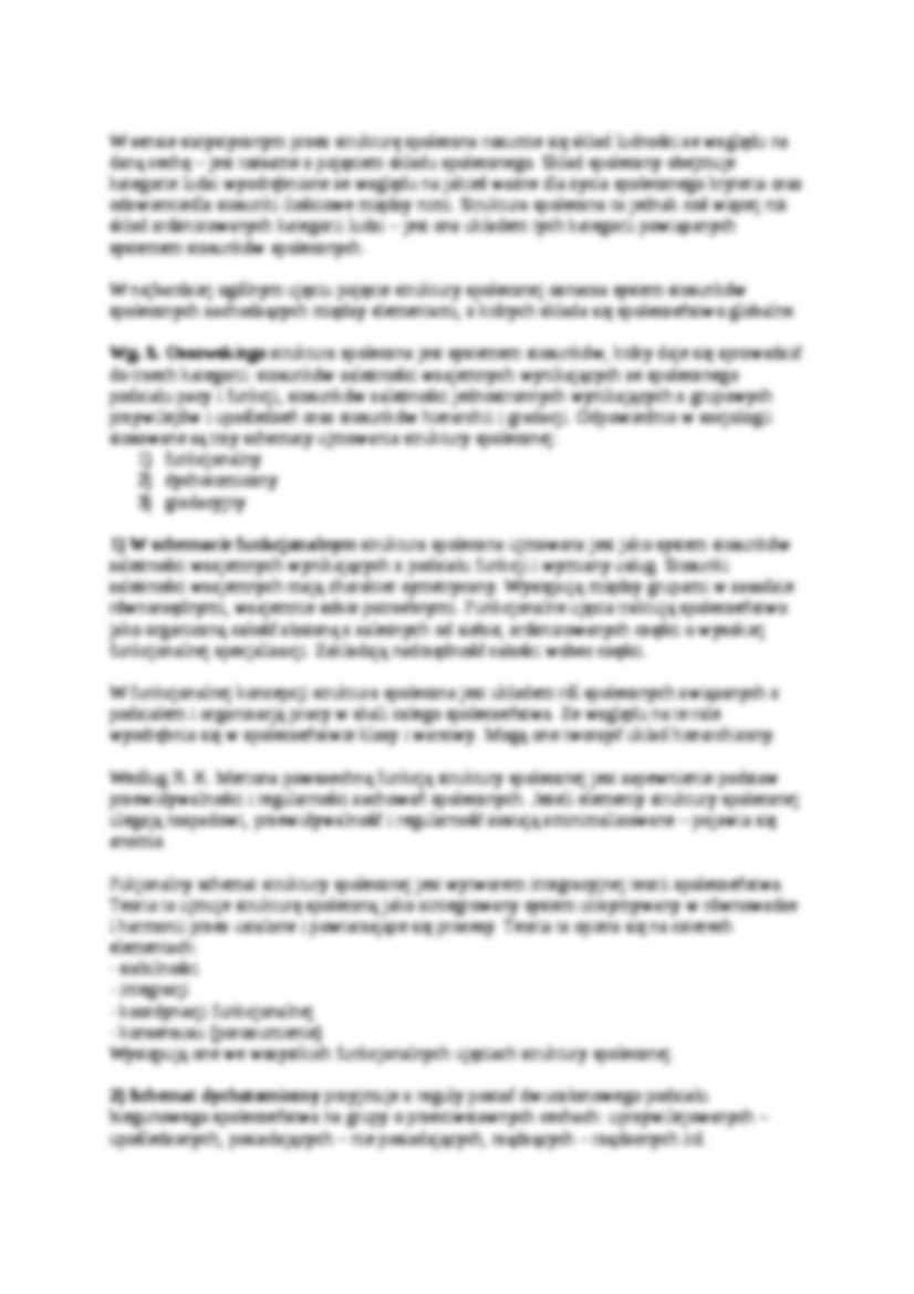 Struktura społeczna-opracowanie - strona 2