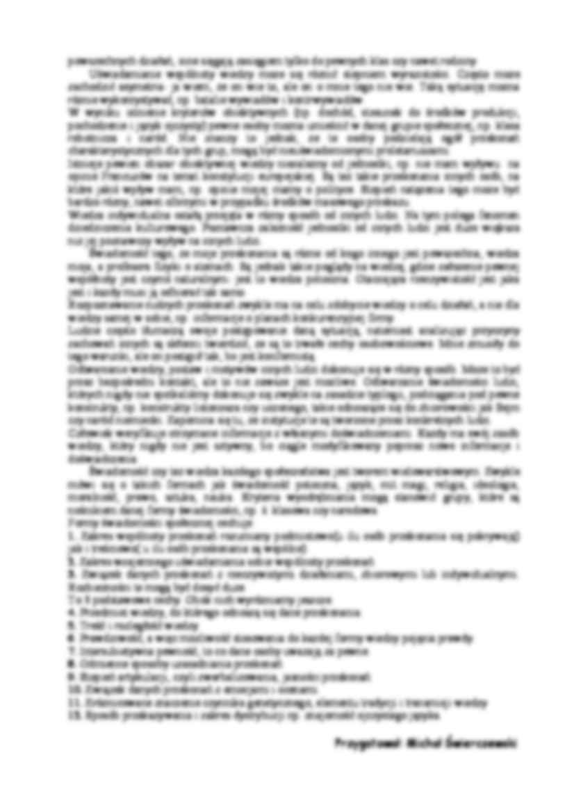 Świadomość społeczna-opracowanie - strona 2