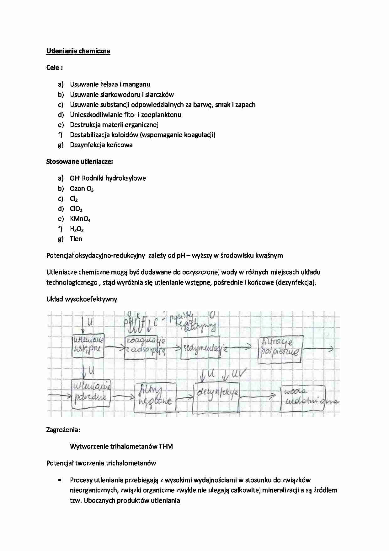Utlenianie chemiczne-opracowanie - strona 1