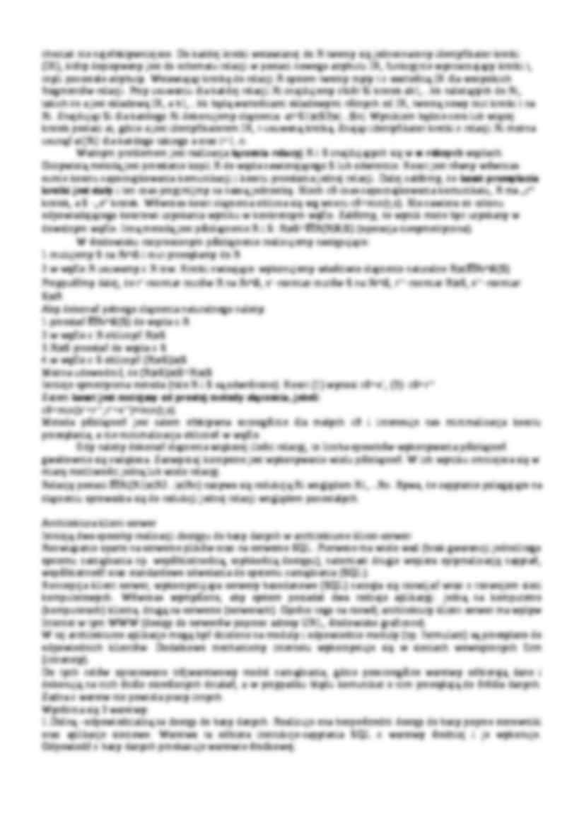 Rozproszone systemy baz danych-opracowanie - strona 3