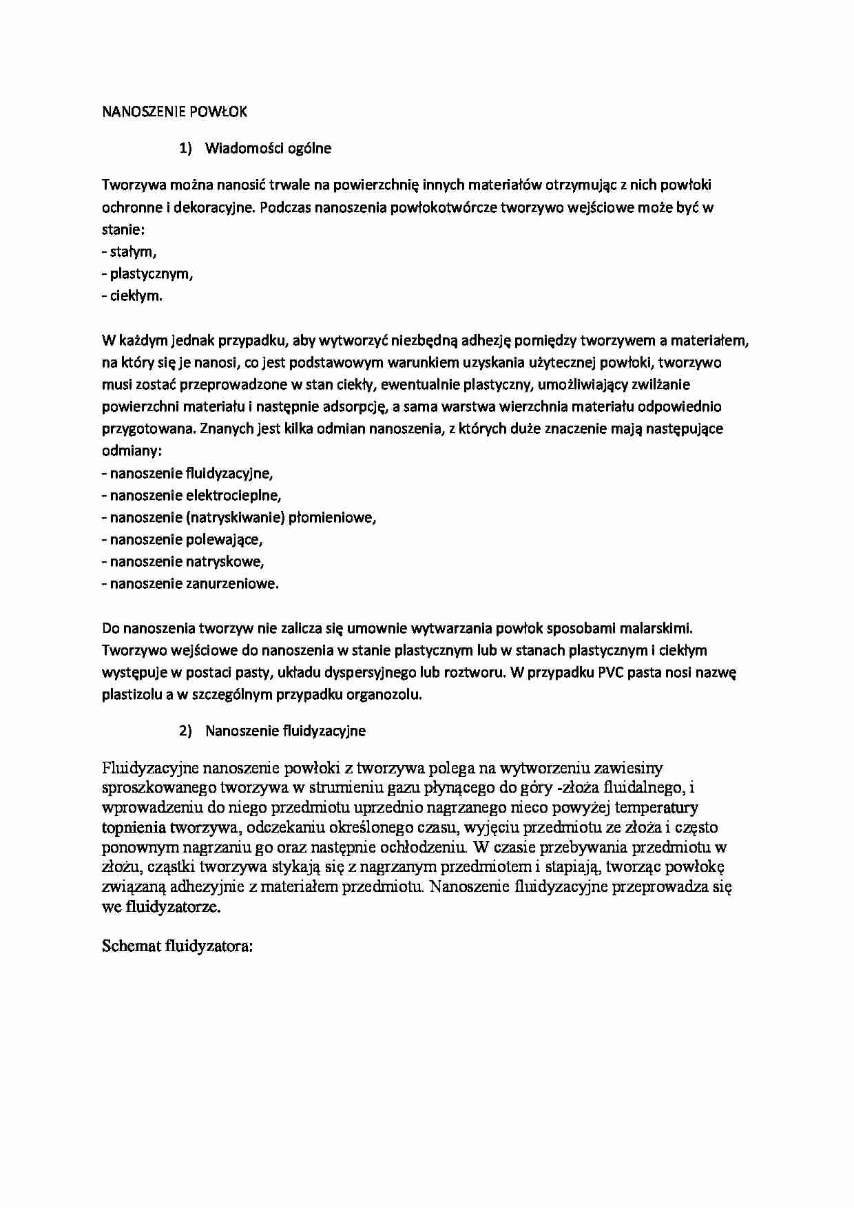 Nanoszenie powłok-opracowanie - strona 1