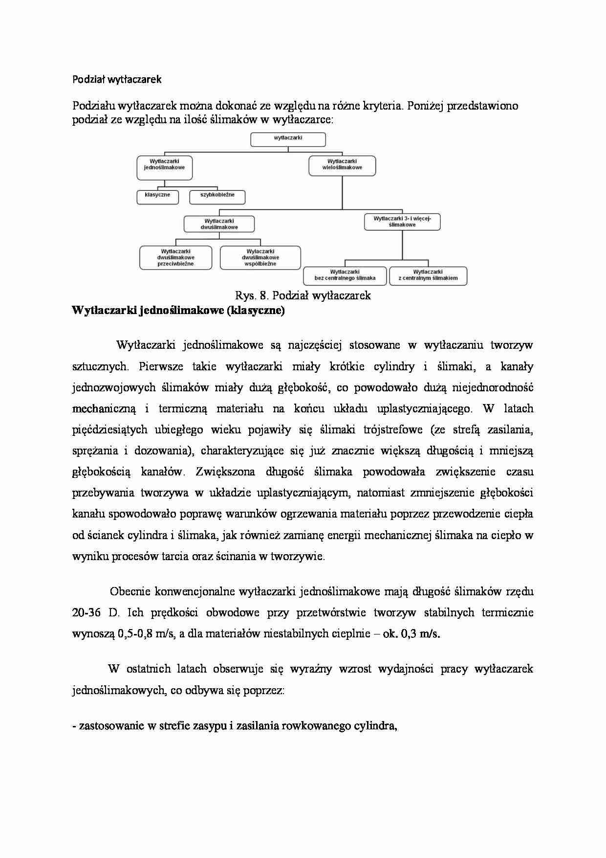 Podział wytłaczarek-opracowanie - strona 1