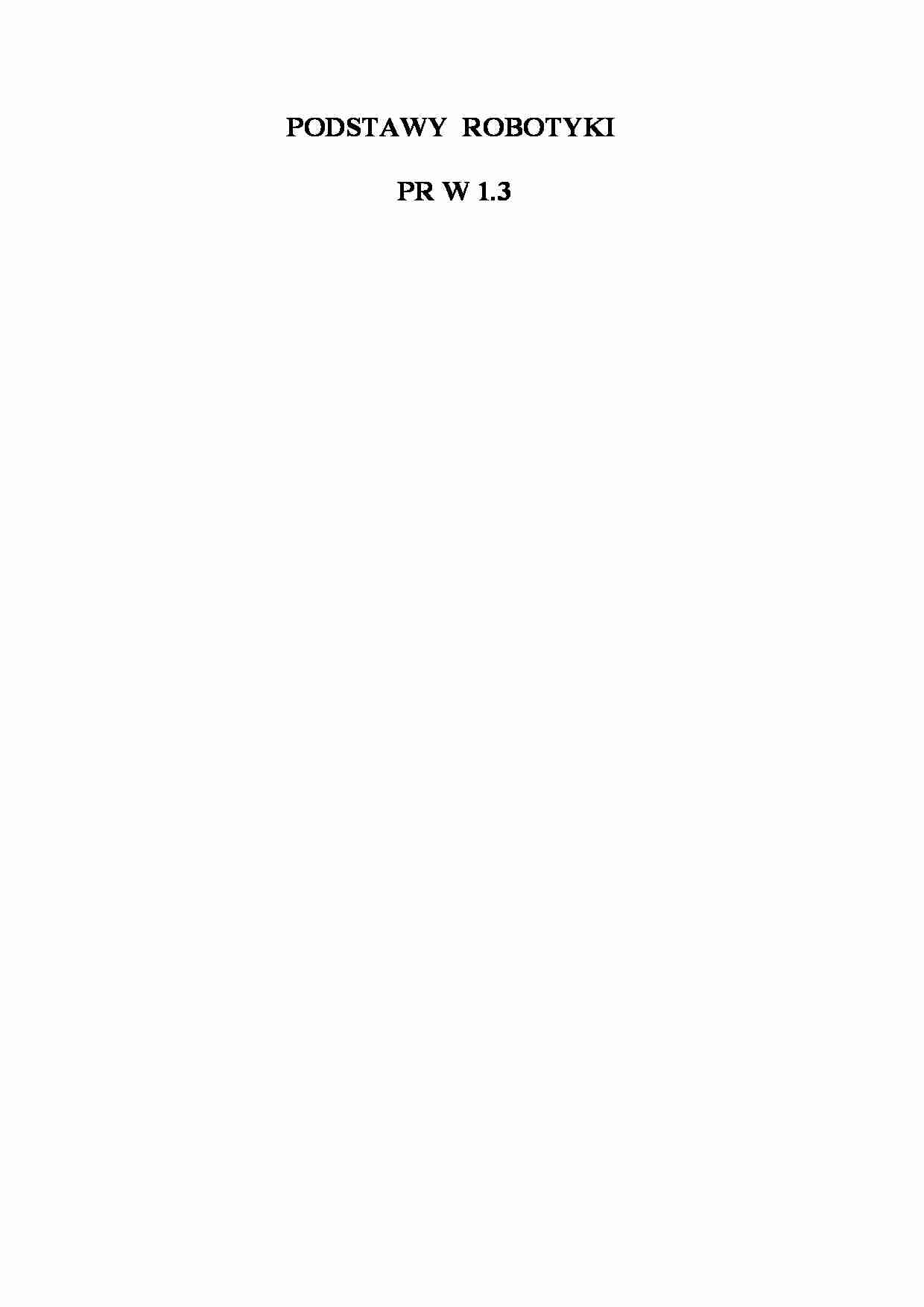 Definicje i klasyfikacja robotów przemysłowych-opracowanie - strona 1