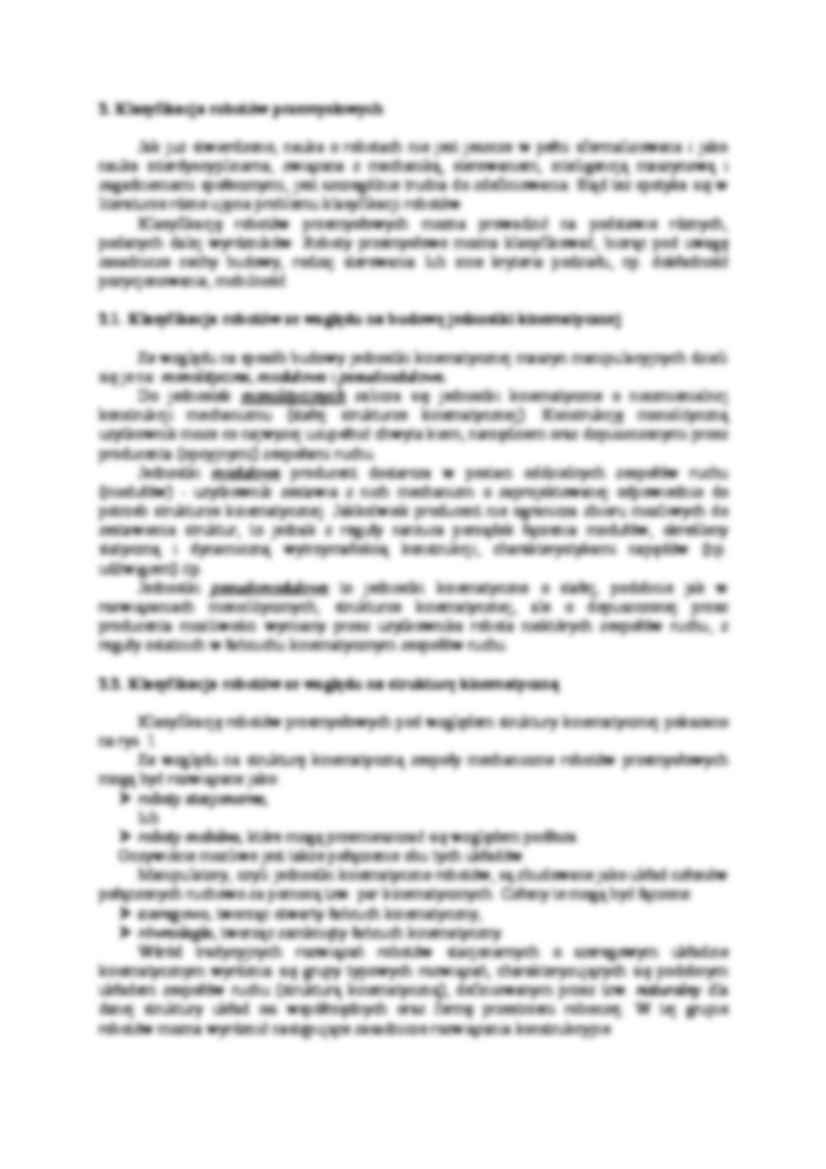 Definicje i klasyfikacja robotów przemysłowych-opracowanie - strona 3