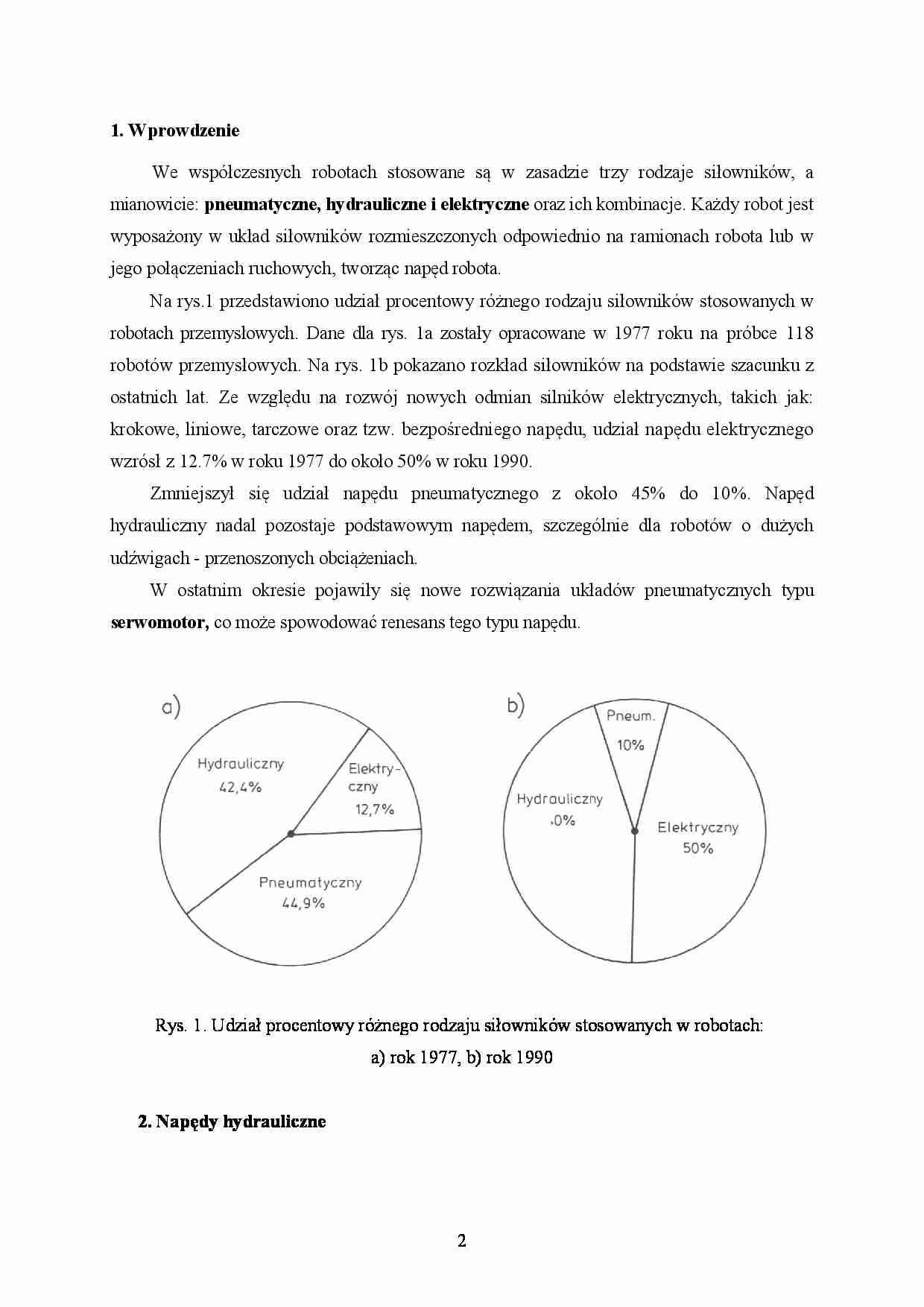 Napędy robotów - napedy hydrauliczne - wykład - strona 1