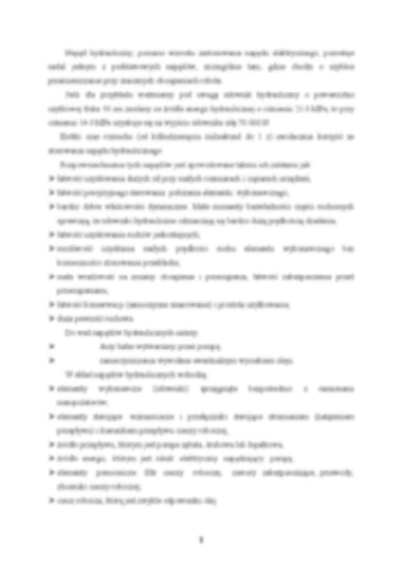 Napędy robotów - napedy hydrauliczne - wykład - strona 2