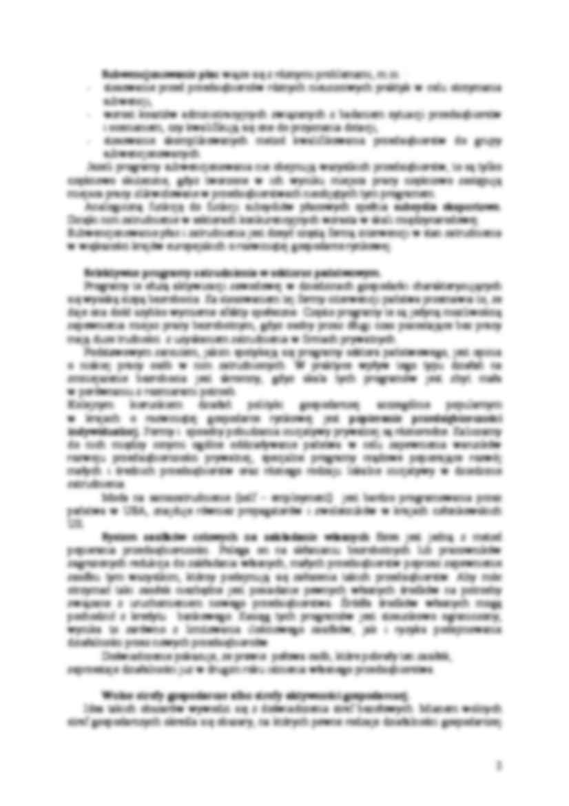 Polityka regulowania rynku pracy i ograniczenia bezrobocia: narzedzia oddziaływania na popyt i podaż na prace-informacje na ćwiczenia - strona 2