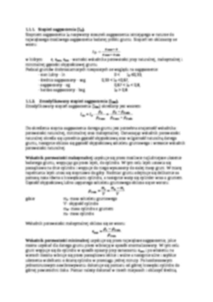 Wykład - ocena stanu zagęszczenia gruntu w nasypie według stopnia zagęszczenia - strona 2