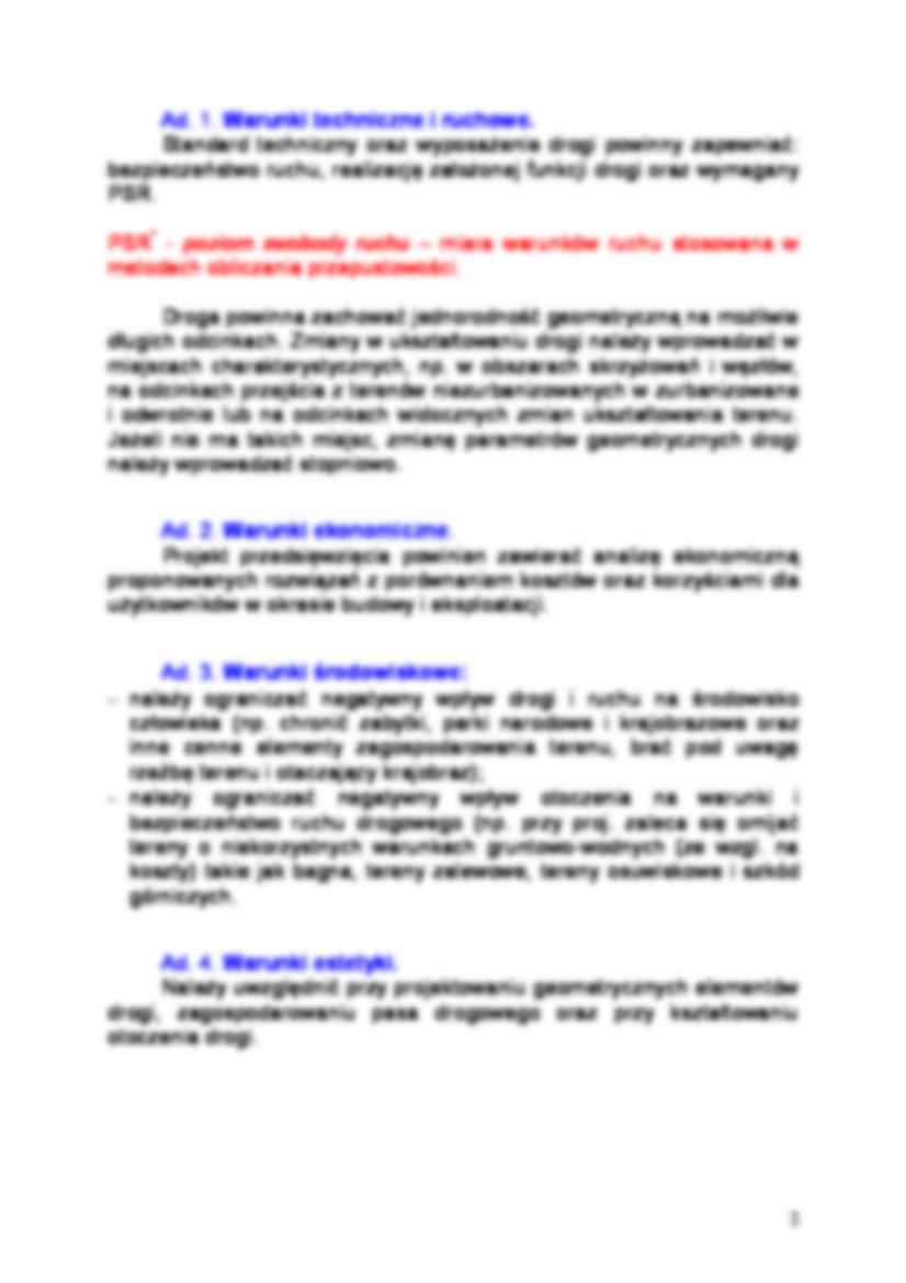 Ogólne warunki projektowania dróg-opracowanie - strona 2