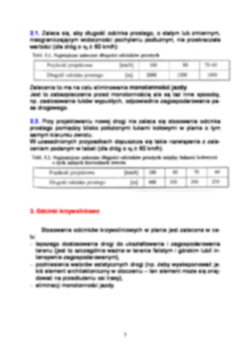 Projektowanie osi drogi w planie-opracowanie - strona 2
