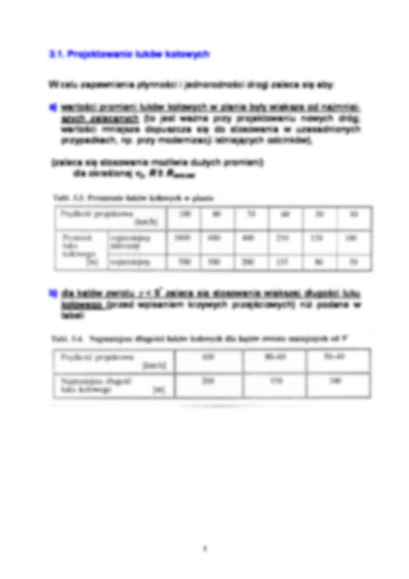 Projektowanie osi drogi w planie-opracowanie - strona 3