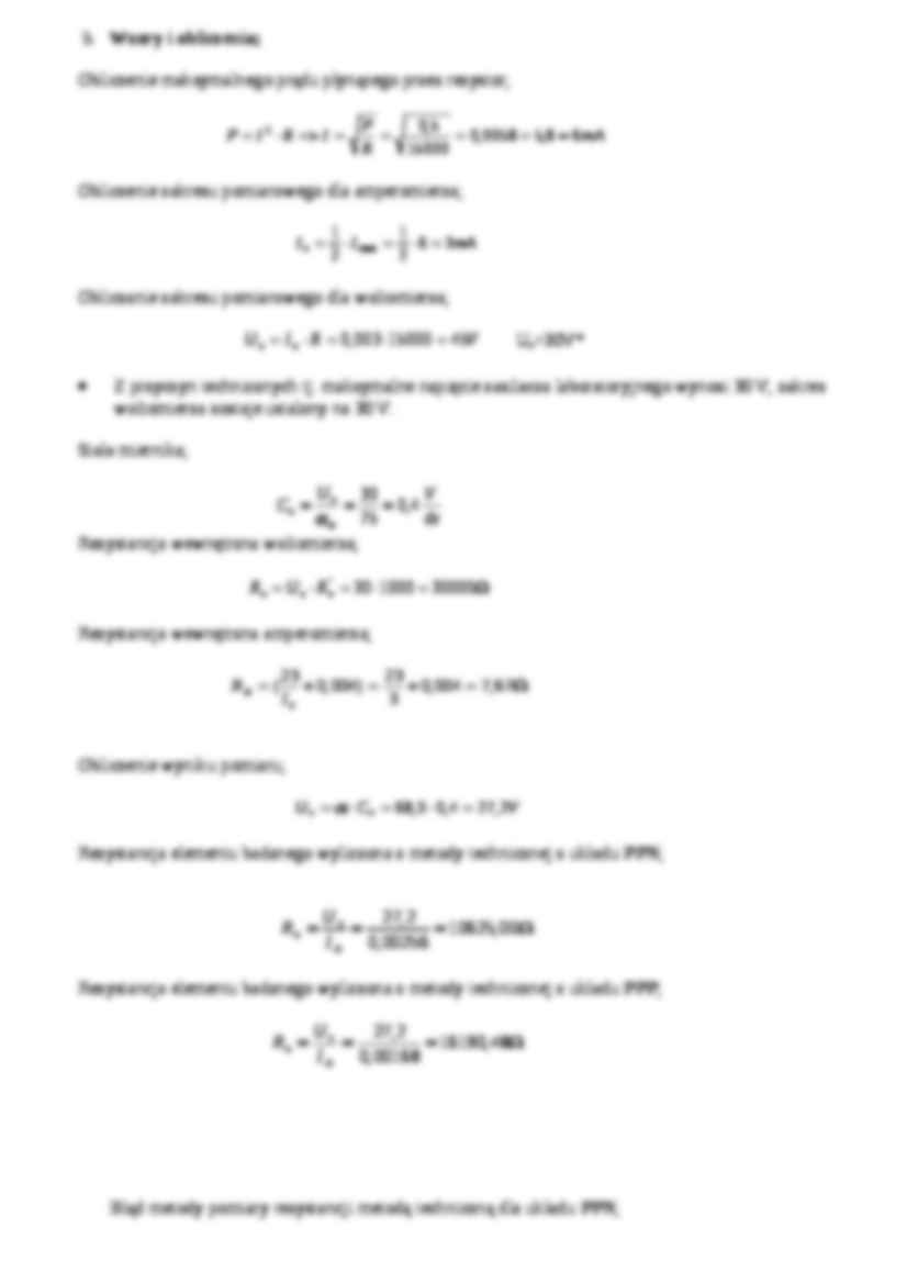 Pomiar rezystancji metodą techniczną-opracowanie - strona 2