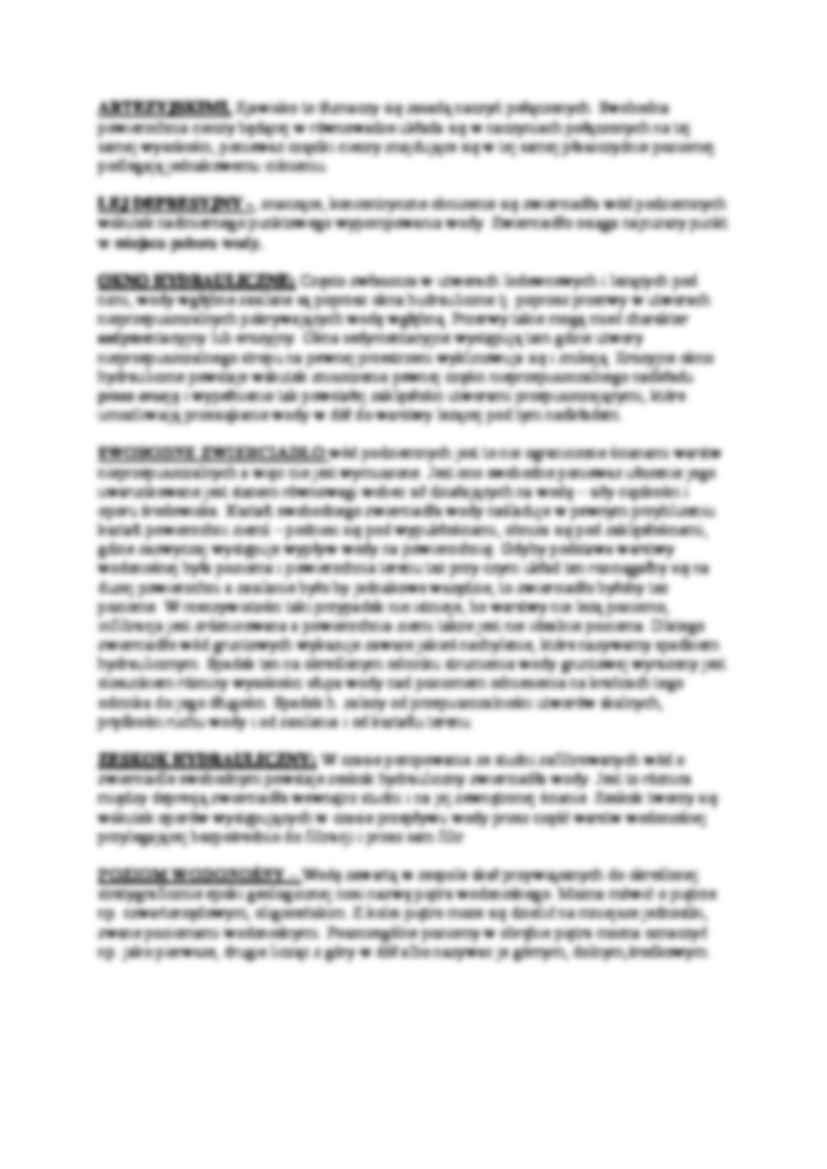 Wody podziemne-klasyfikacja - strona 3
