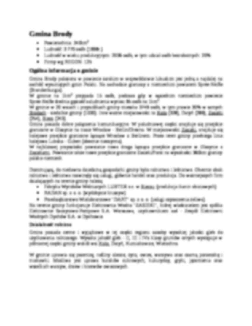 Ocena wartości elementów środowiska - Waloryzacja uprawy buraków cukrowych - wykład - strona 3
