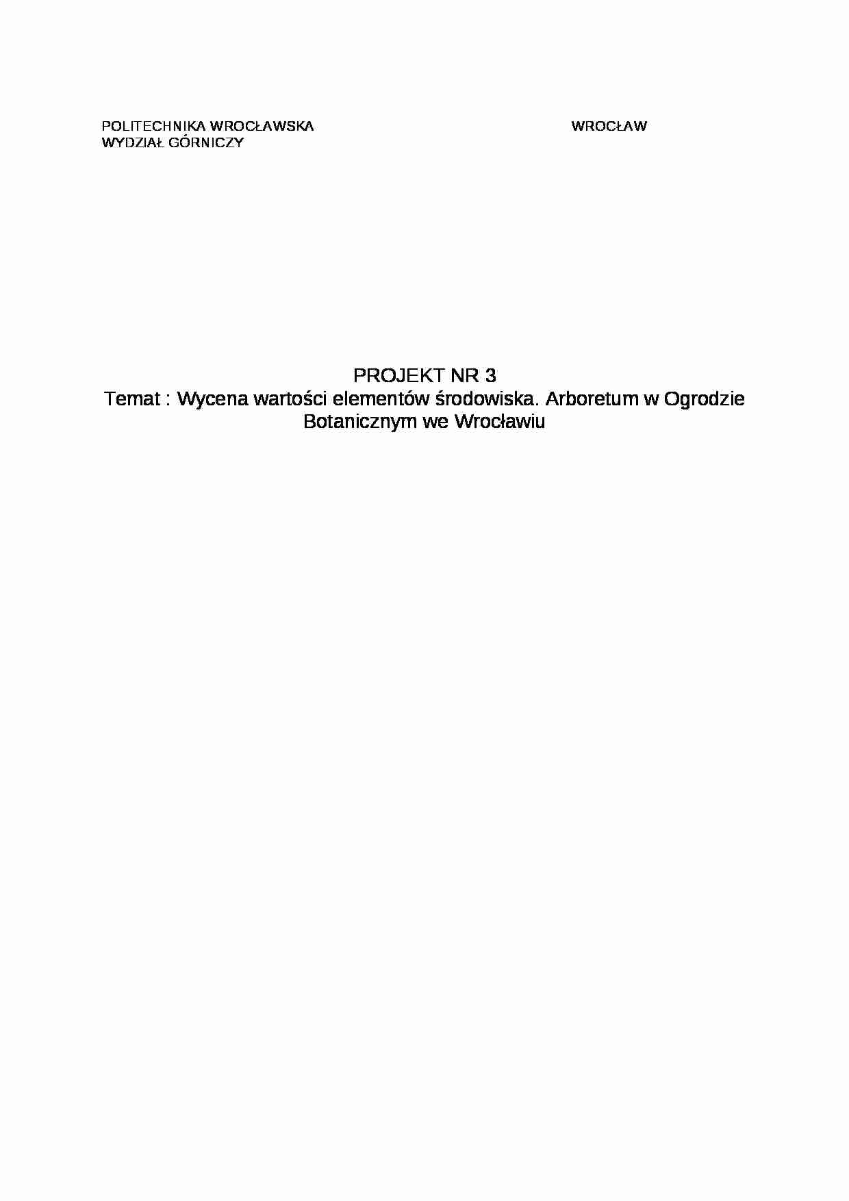 Wycena wartości elementów środowiska-projekt - strona 1