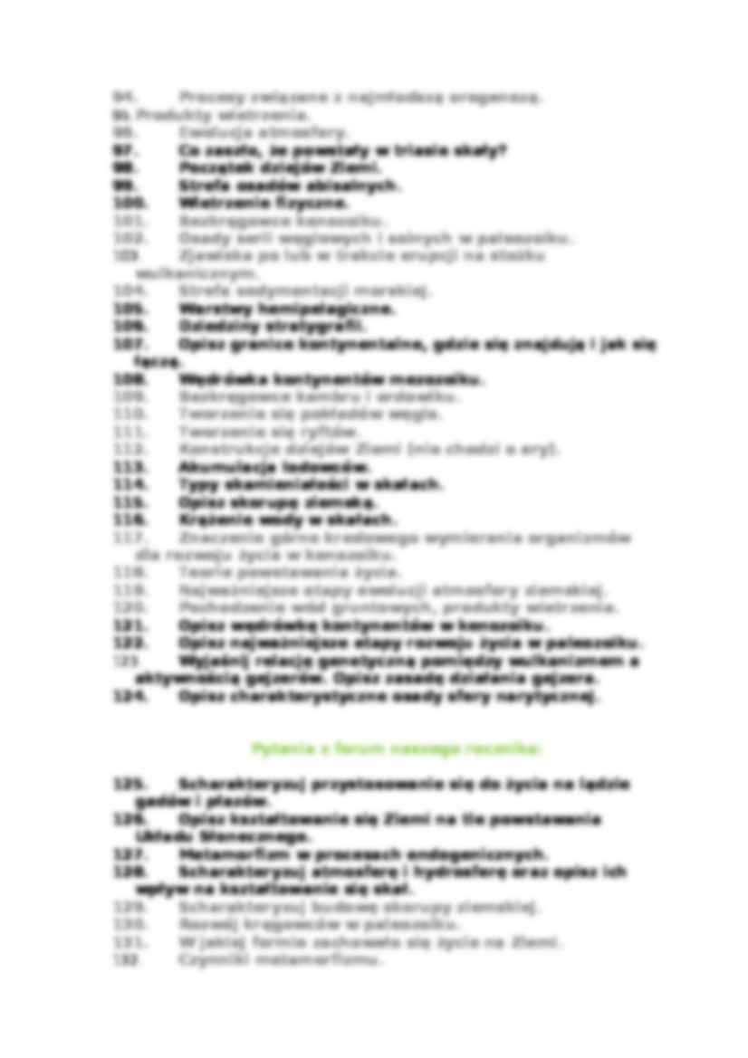 Podstawy geologii-pytania - strona 3