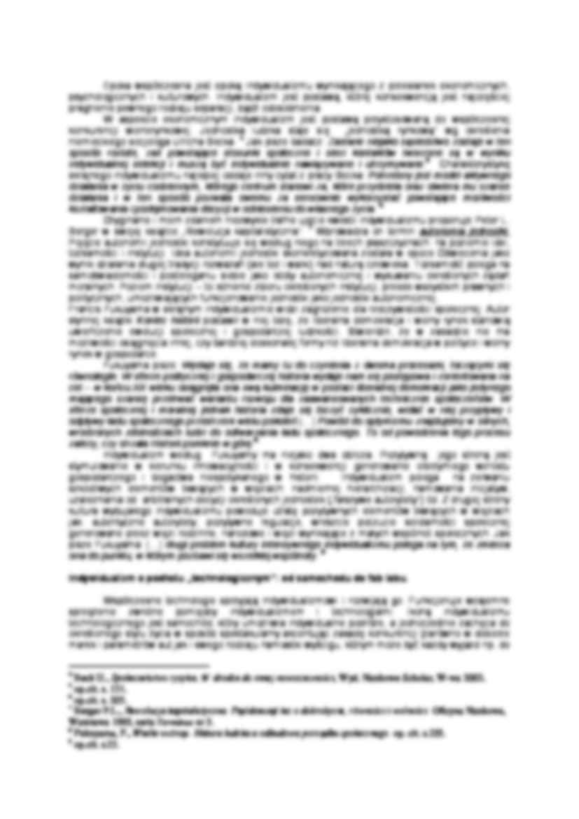 Rozpad więzi społecznych zdeterminowany zjawiskami przestrzennymi-opracowanie - strona 3