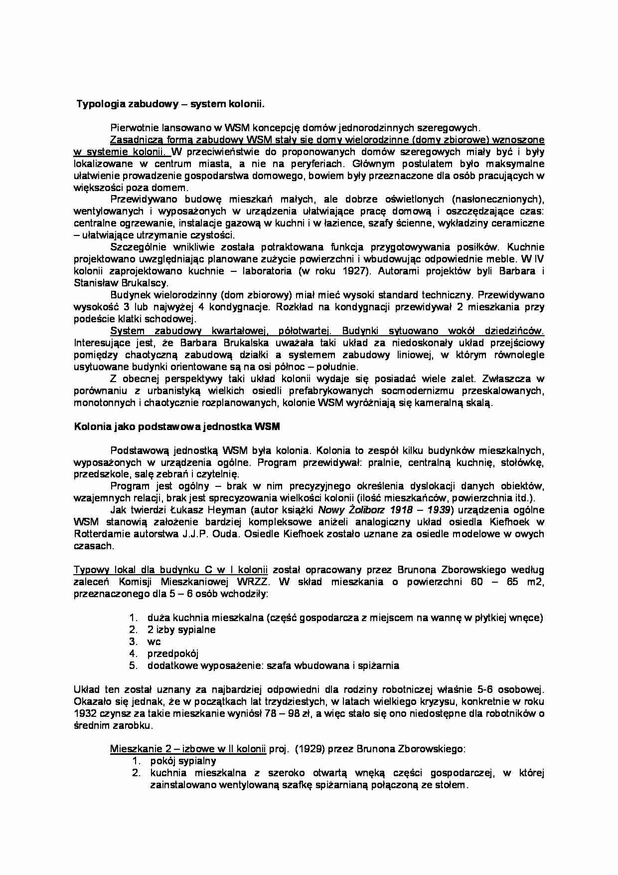 Typologia zabudowy-opracowanie - strona 1