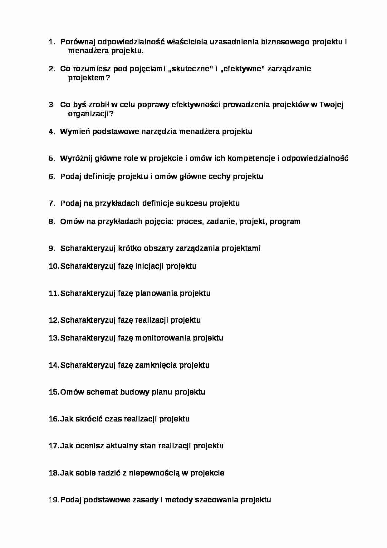 Ekonomika w górnictwie-pytania - strona 1