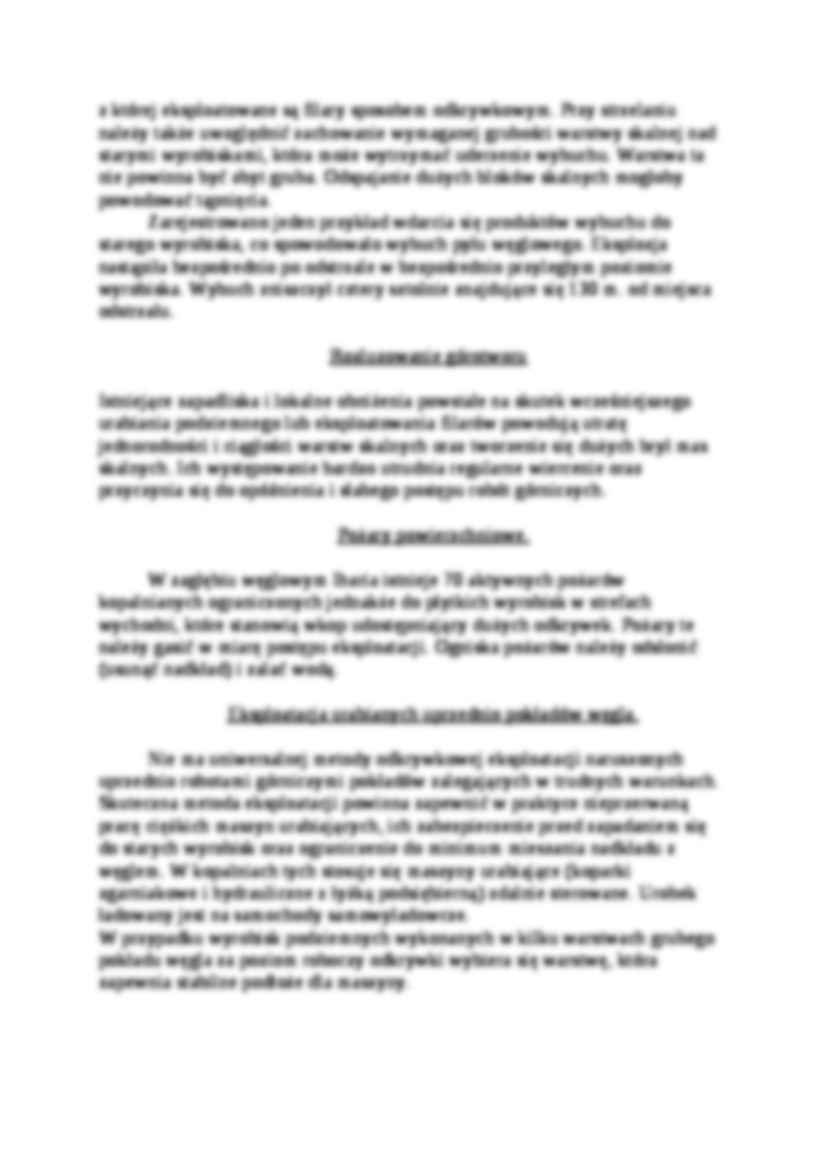 Problemy związane z odkrywkowym wydobyciem pokładów węgla-opracowanie - strona 3
