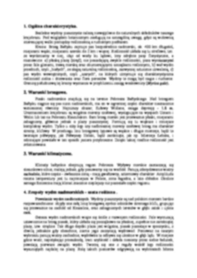 Ocena wartości elementów środowiska, waloryzacja piasków nadmorskich-projekt - strona 2