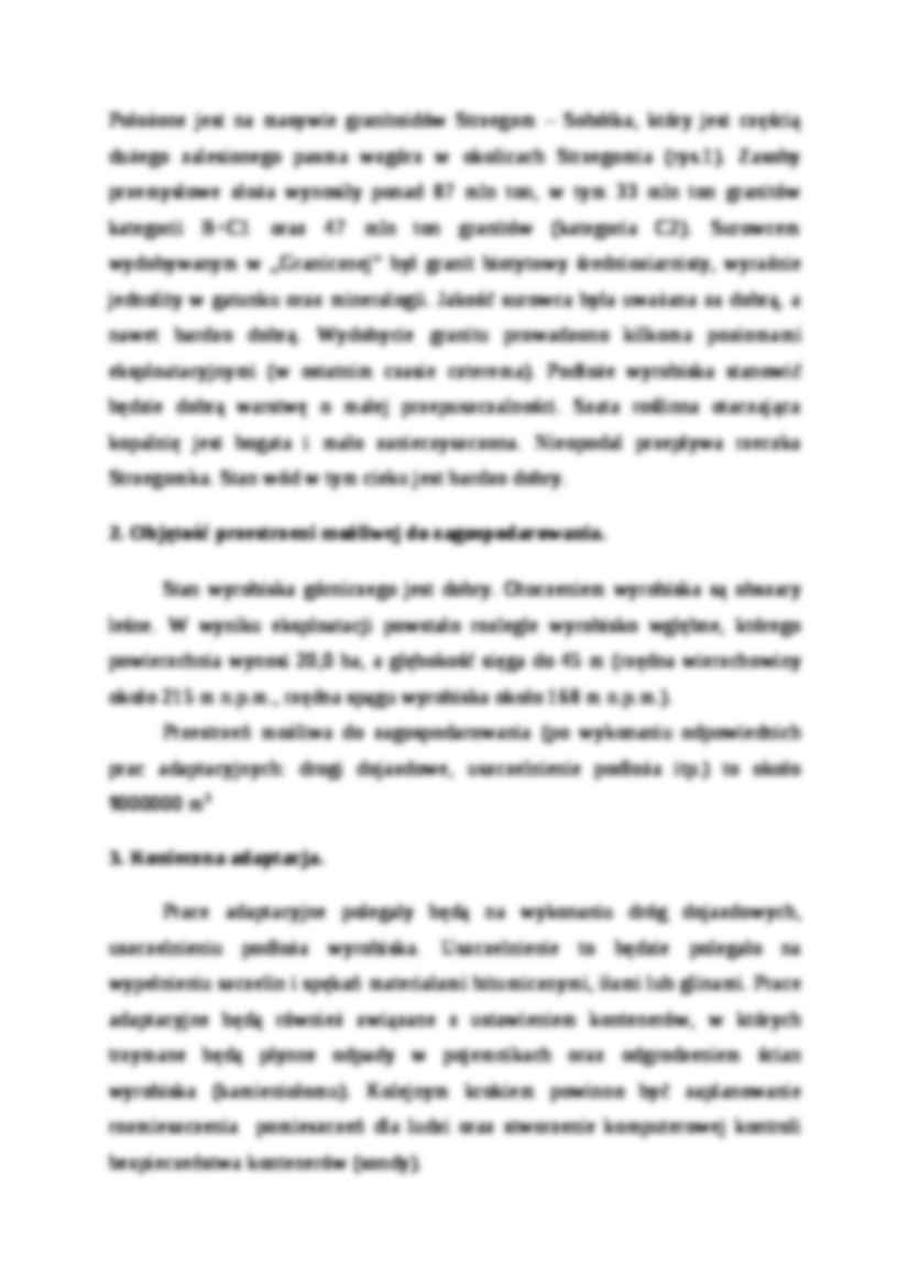 Składowanie odpadów w wyrobisku górniczym-projekt - strona 2