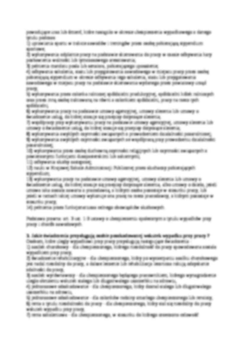 Wypadki przy pracy-opracowanie - strona 2