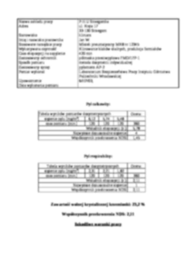 Pomiar zapylenia-ćwiczenie - strona 2