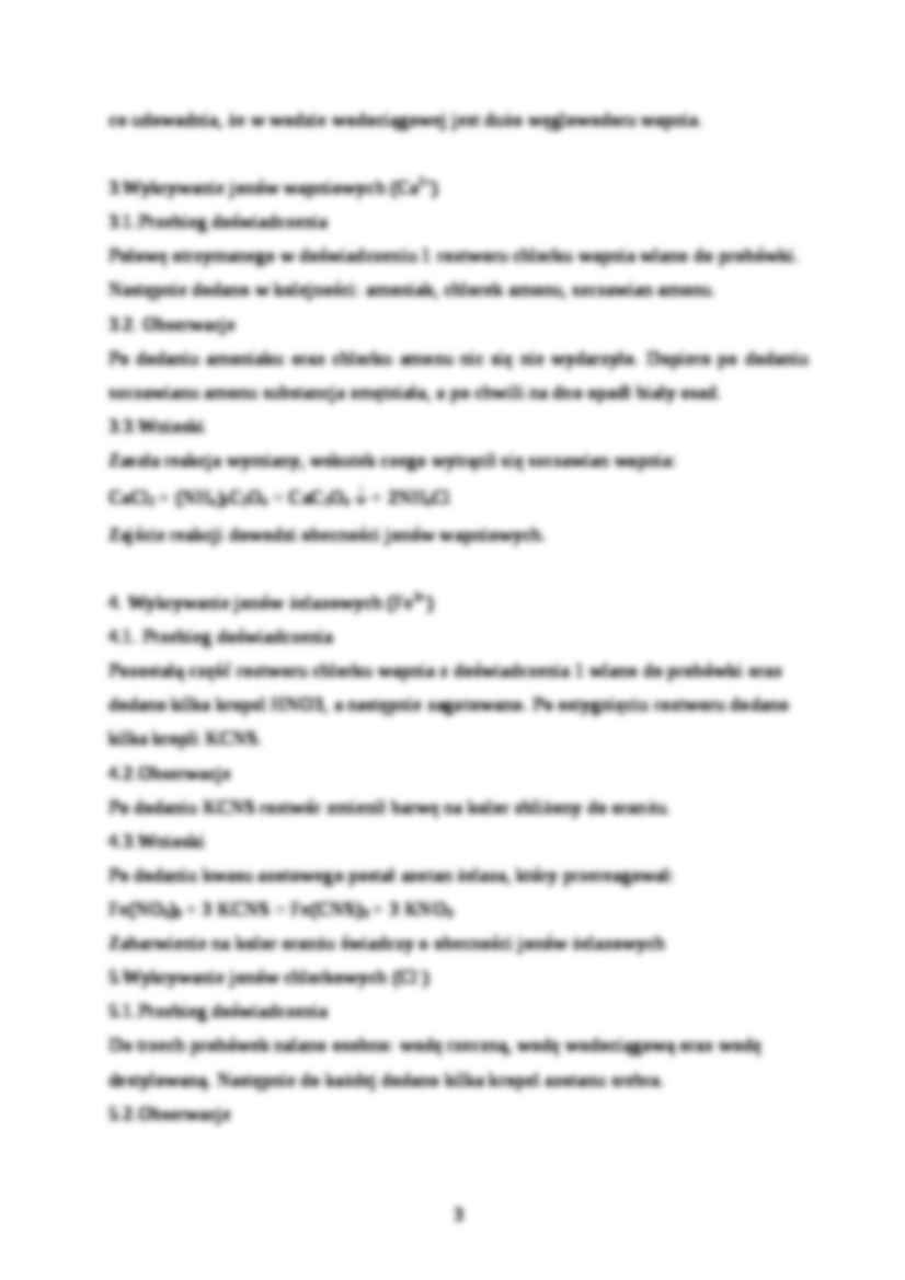 Woda-sprawozdanie z ćwiczenia - strona 3
