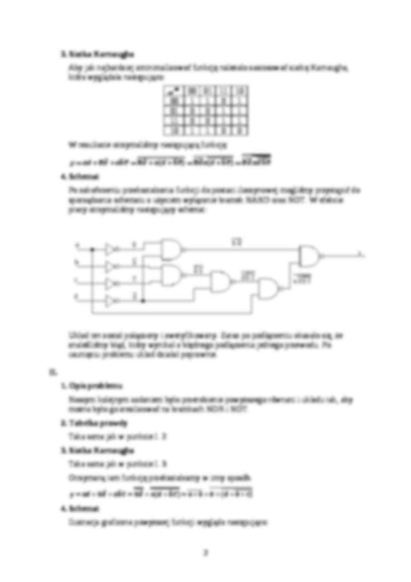 Logika układów cyfrowych-sprawozdanie - strona 2