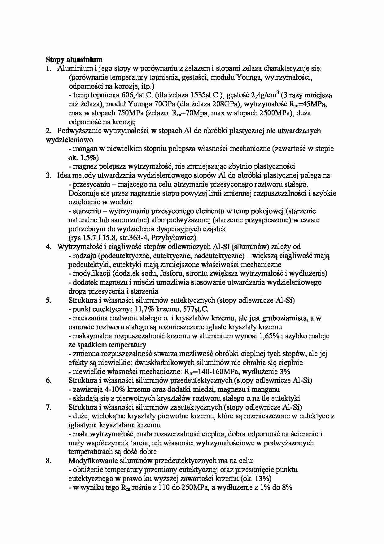 Stopy aluminium-opracowanie - strona 1