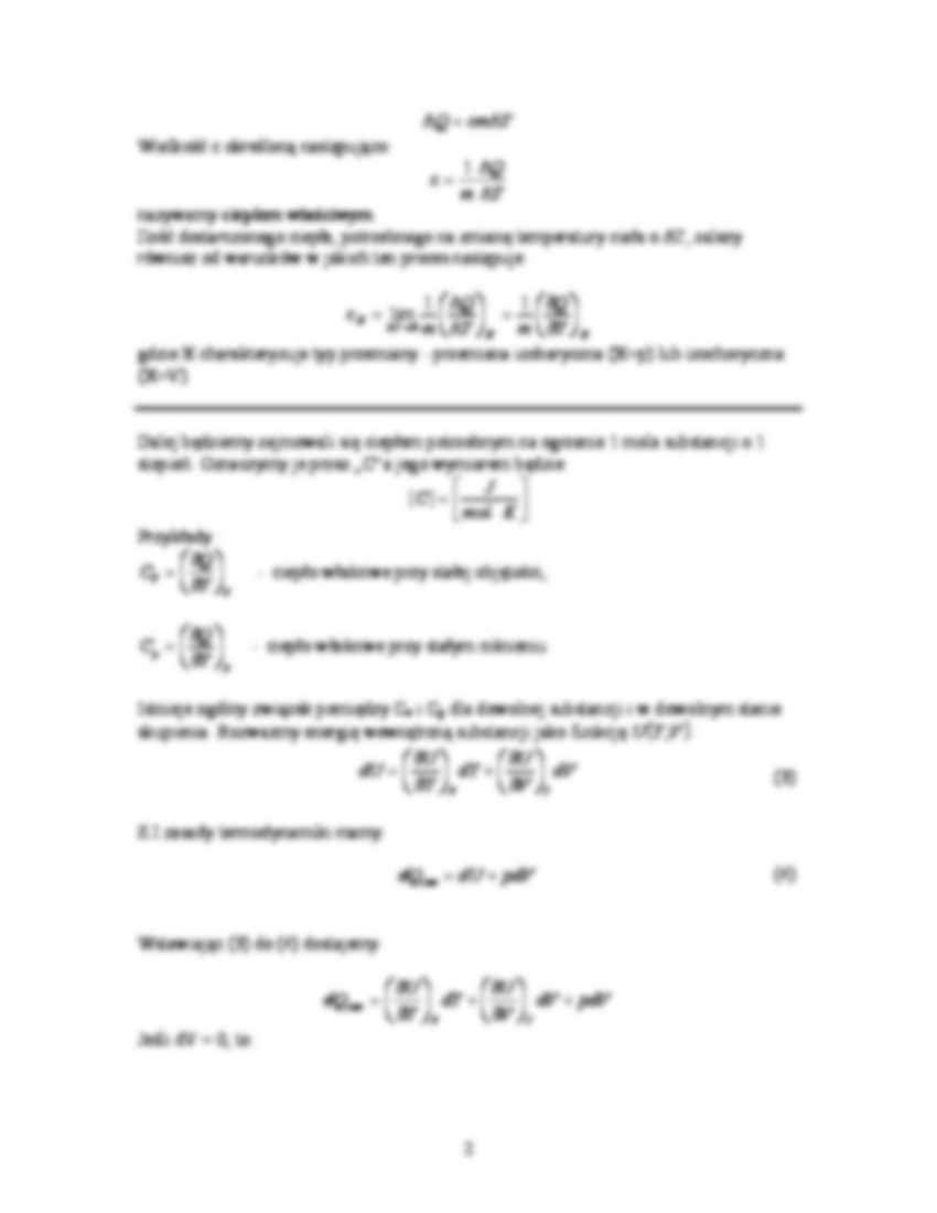 I zasada termodynamiki-opracowanie - strona 2