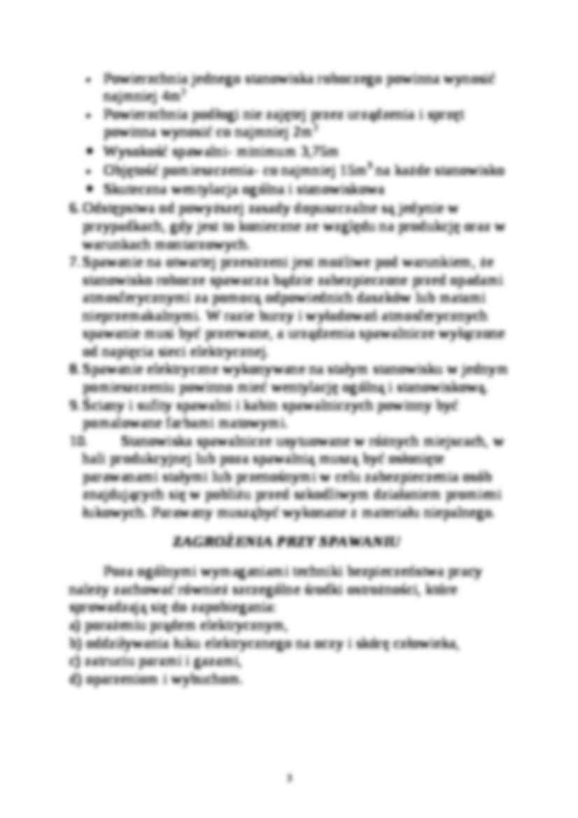 Spawanie elektryczne przepisy BHP-opracowanie - strona 3