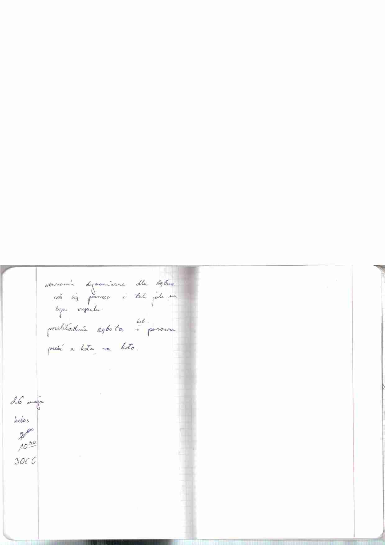 Mechanika -przykładowe zadania na egzamin - strona 1