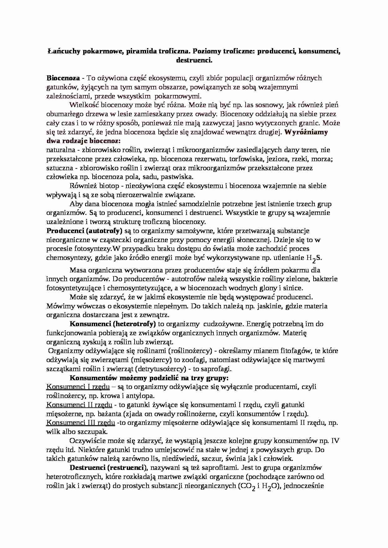 Interakcje pokarmowe-opracowanie - strona 1