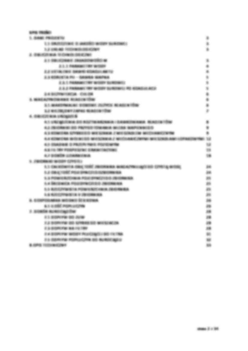 Zakład oczyszczania wody-opracowanie - strona 2