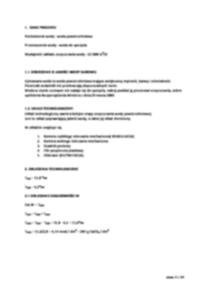 Zakład oczyszczania wody-opracowanie - strona 3