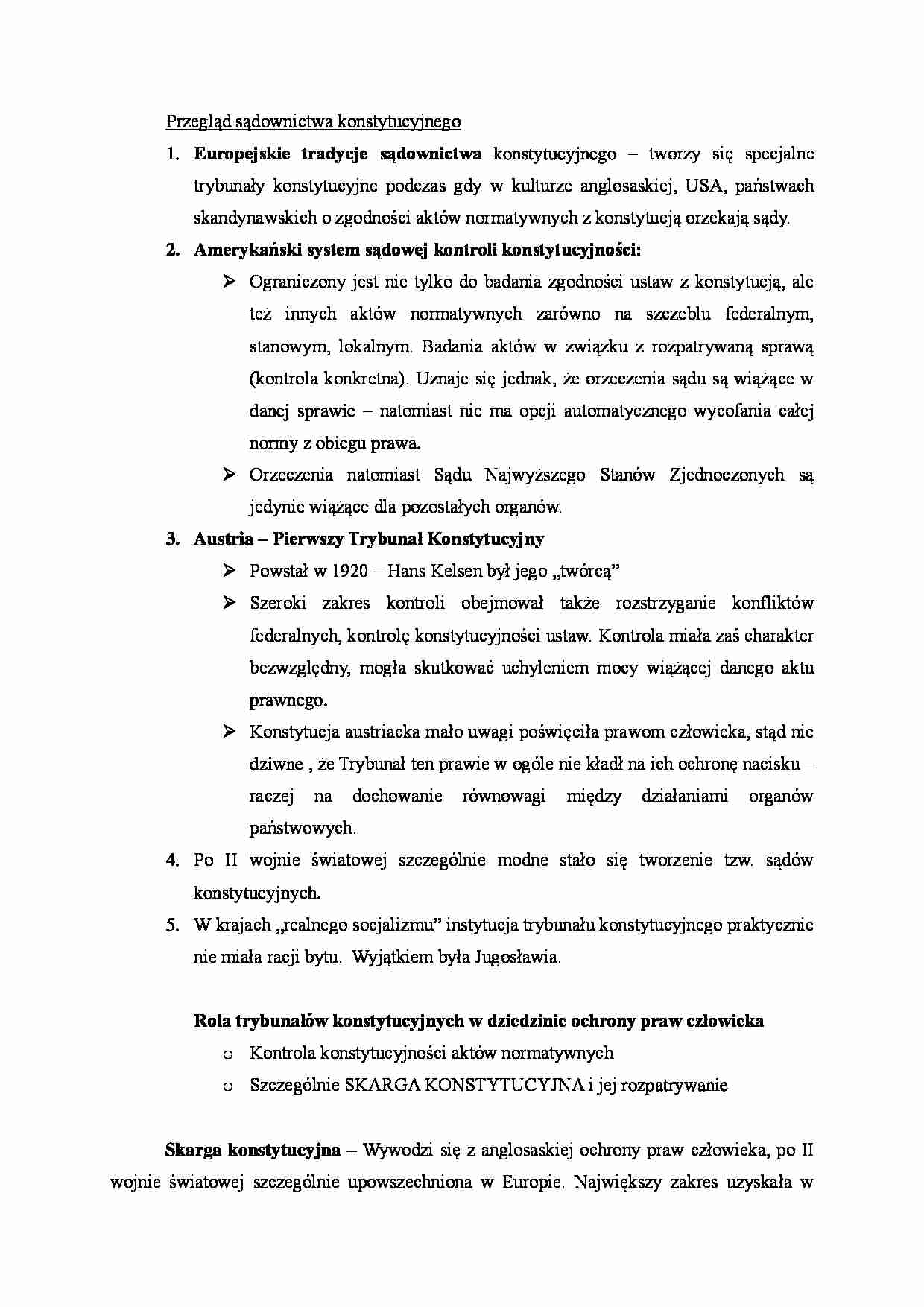 Przegląd sądownictwa konstytucyjnego - strona 1