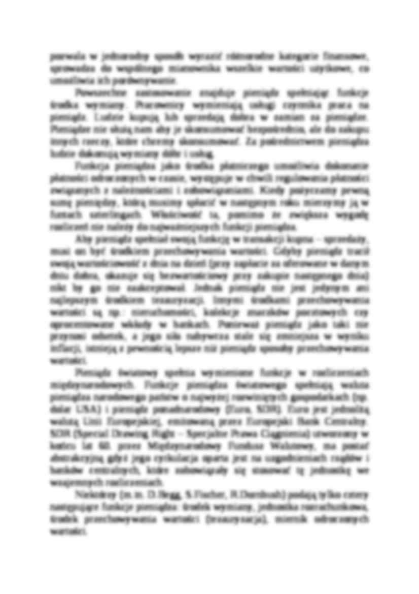 Funkcje pieniądza - strona 2