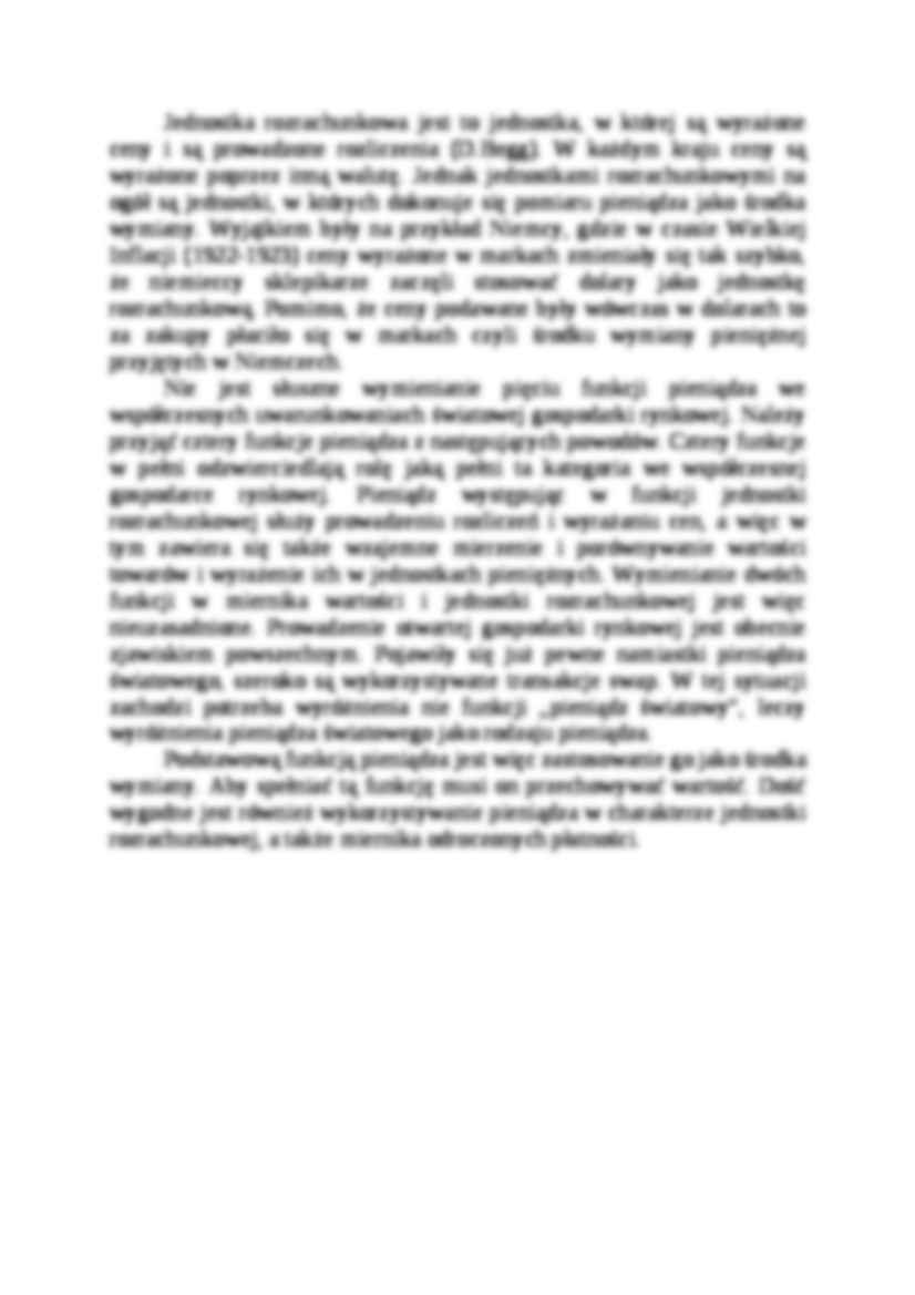 Funkcje pieniądza - strona 3