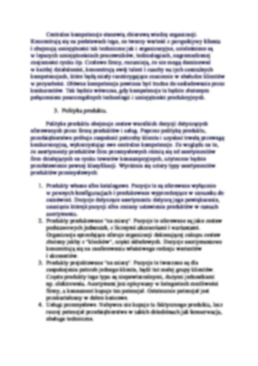 FORMUŁOWANIE STRATEGII NA RYNKU DÓBR - strona 3