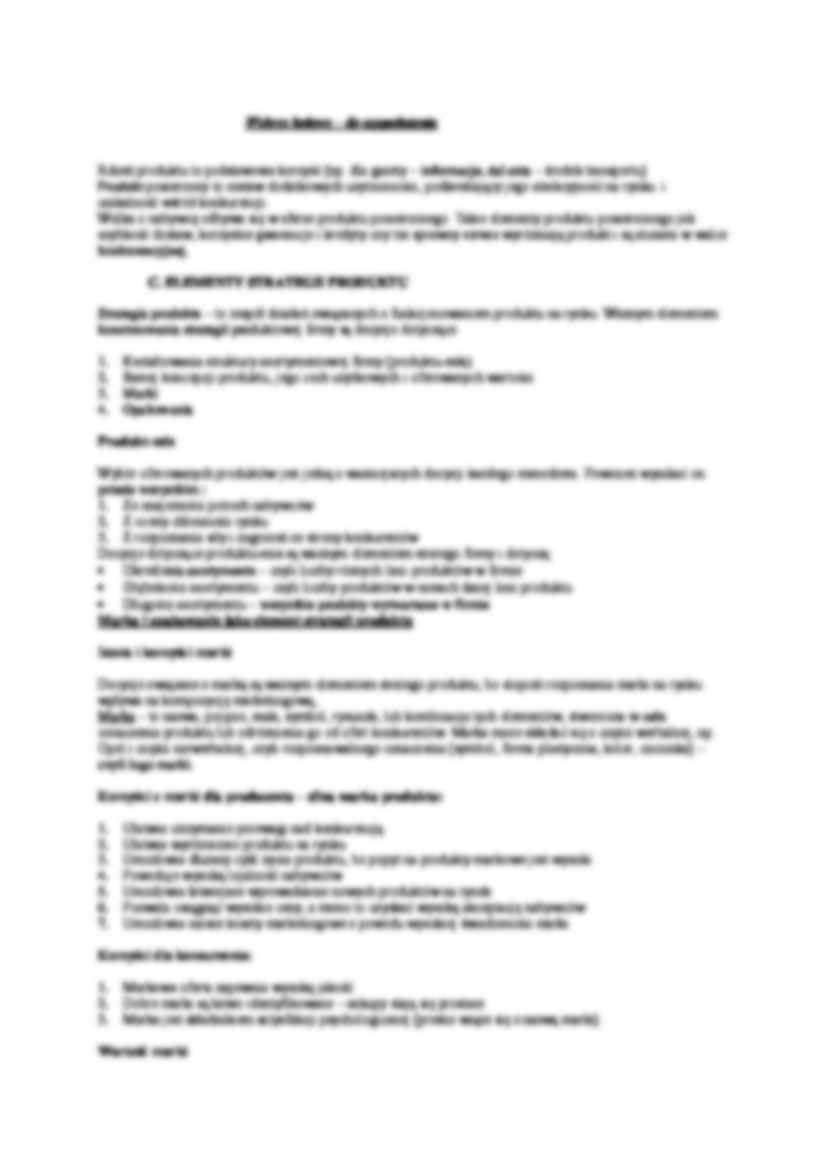 INSTRUMENTY MARKETINGOWEGO ODDZIAŁYWANIA FIRM NA RYNEK - strona 2