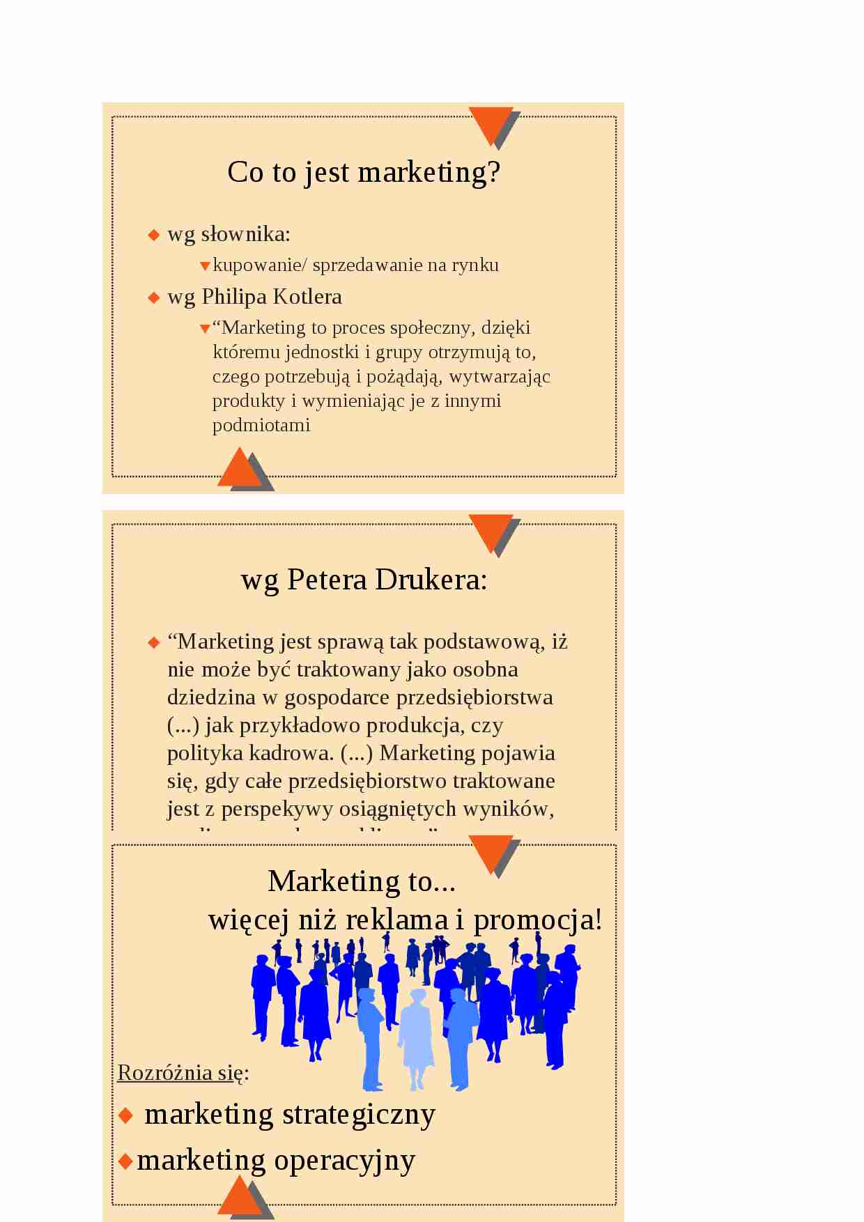 Marketing - podstawowe pojęcia - Koncepcja marketingowa - strona 1