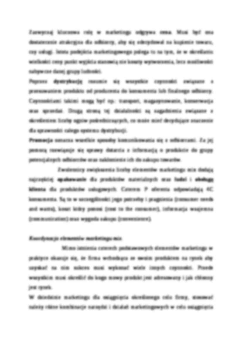 Marketing mix - istota - strona 2
