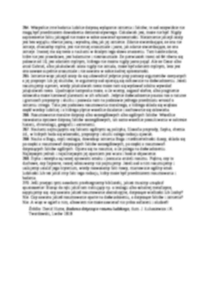 David Hume - o filozofii sceptycznej - strona 3