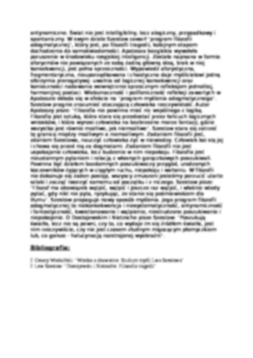 Filozofia adogmatyczna w rosyjskiej myśli egzystencjalnej - strona 2