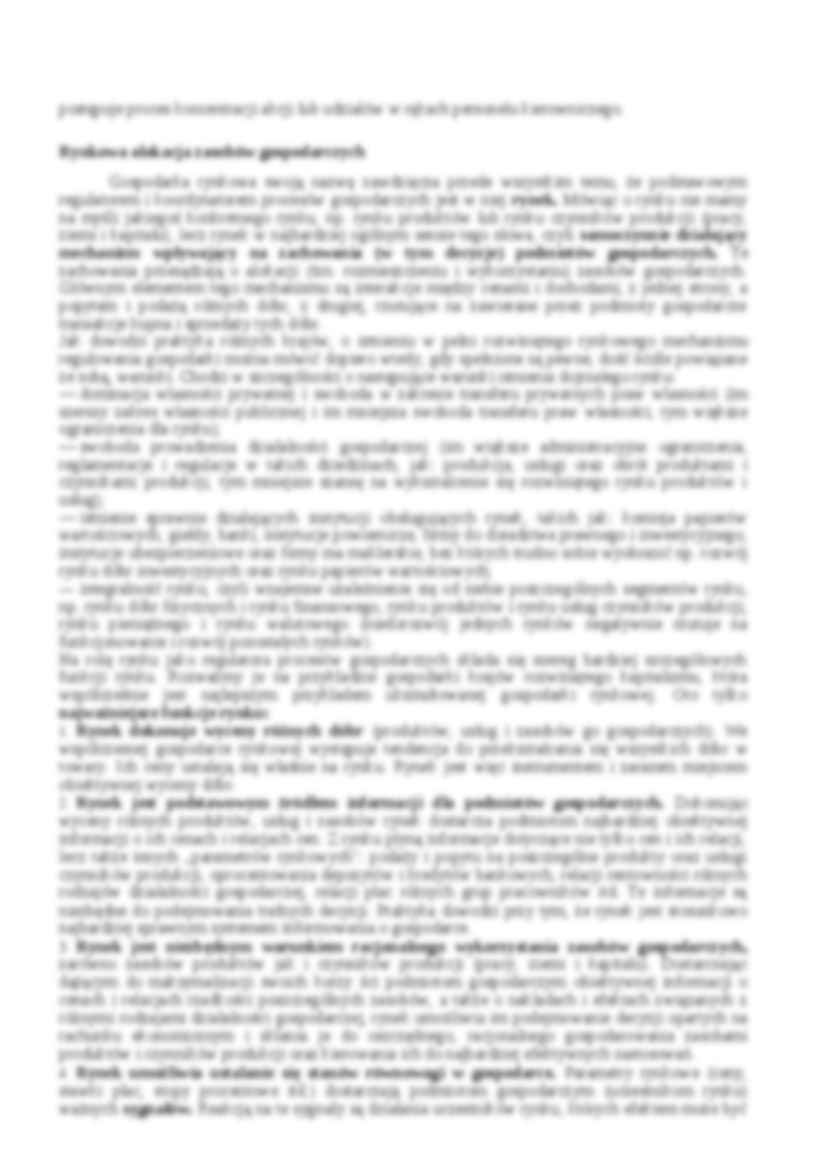 Cechy gospodarki rynkowej - strona 2