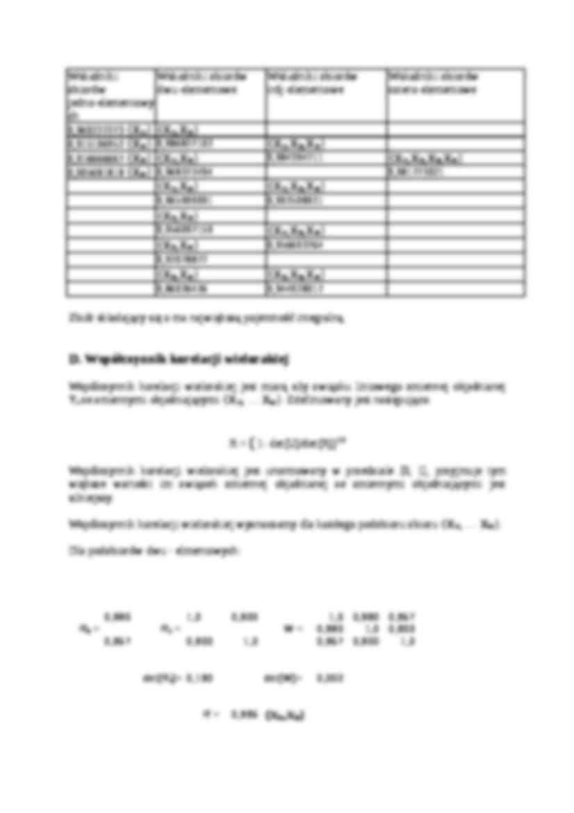 Metoda wskaźników pojemności informacyjnej - strona 3